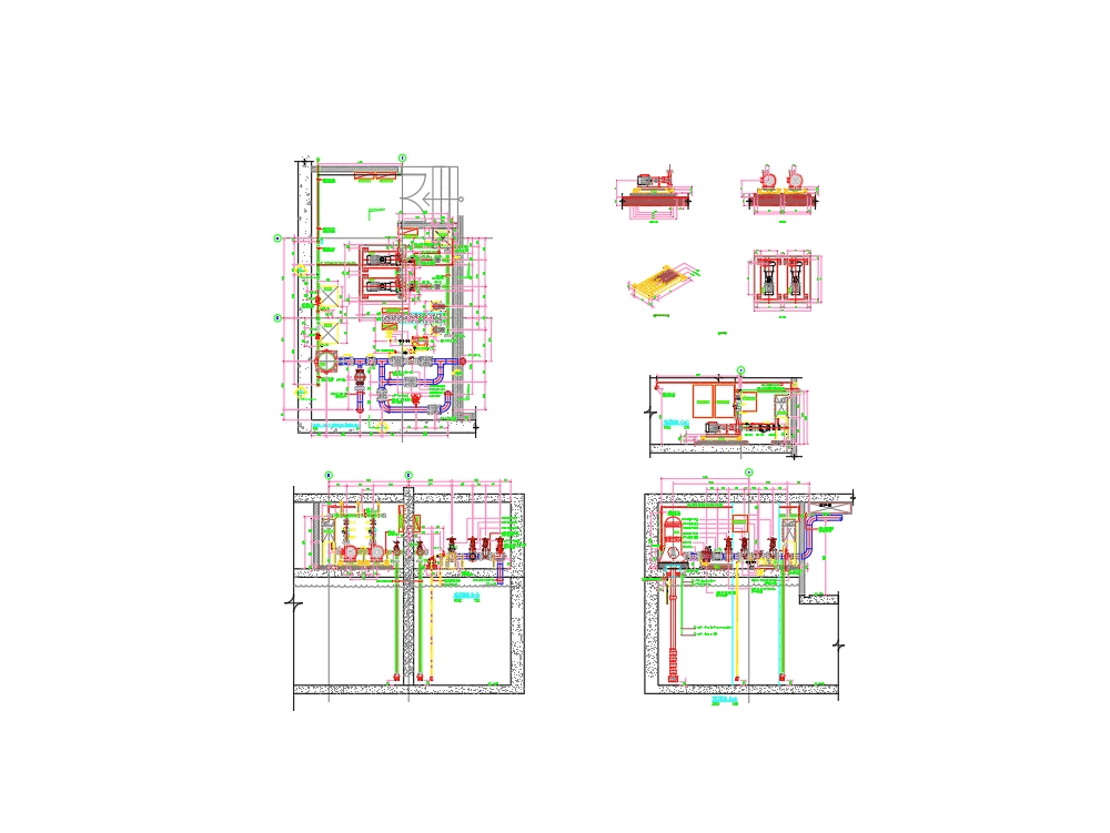 Drawing the pump tubing . in AutoCAD | CAD download (803 ... boiler diagram how it works 