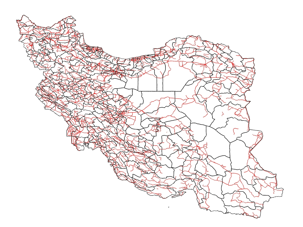 Karte - Iran
