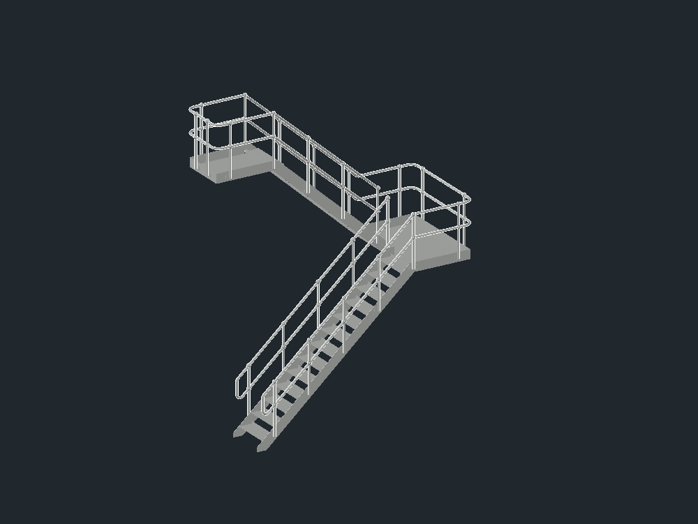 escada de aço