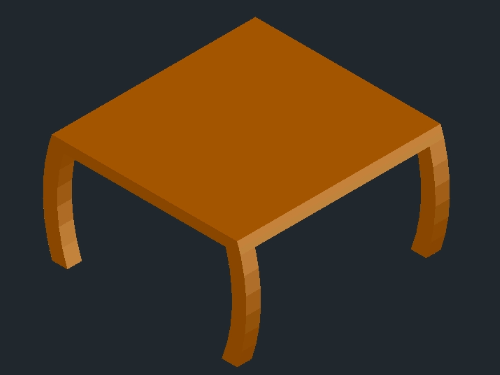 Table in AutoCAD | CAD download (25.48 KB) | Bibliocad