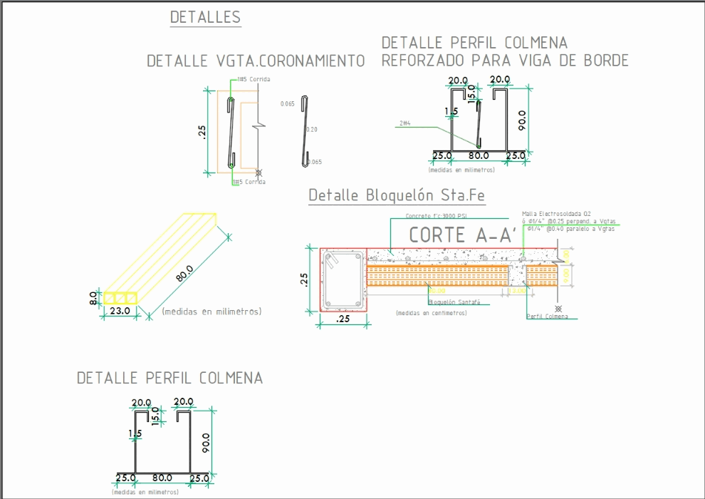 Detalles de bloquelon en AutoCAD | Descargar CAD gratis (41.31 KB