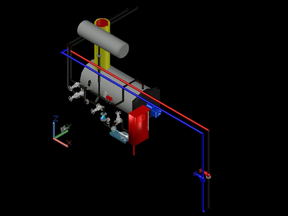 Oil boiler - thermal