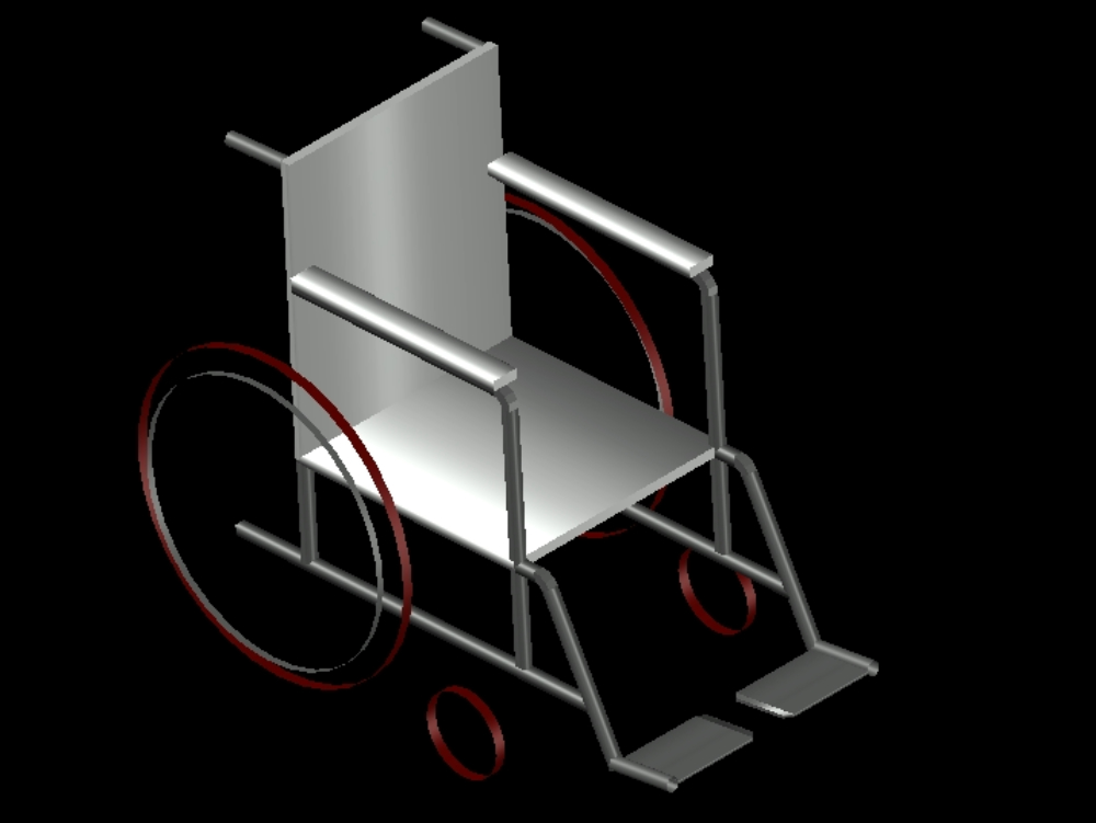 wheelchair 3d