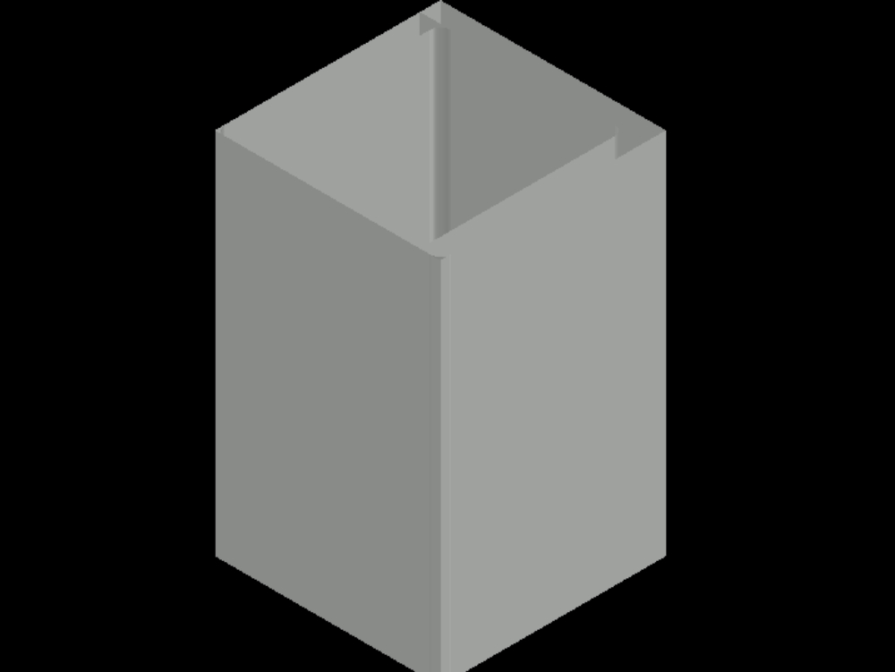 Cubo hueco 3D