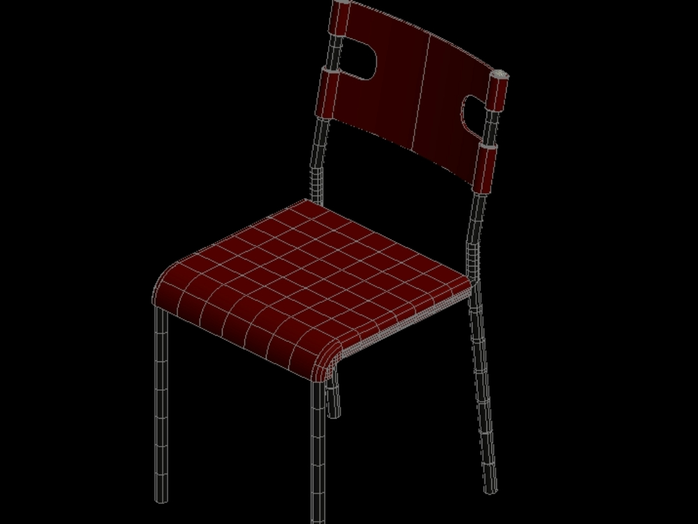 chaise 3d