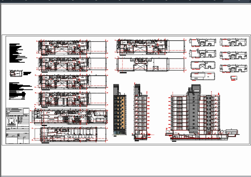 Edificio vivienda colectiva de 9 pisos