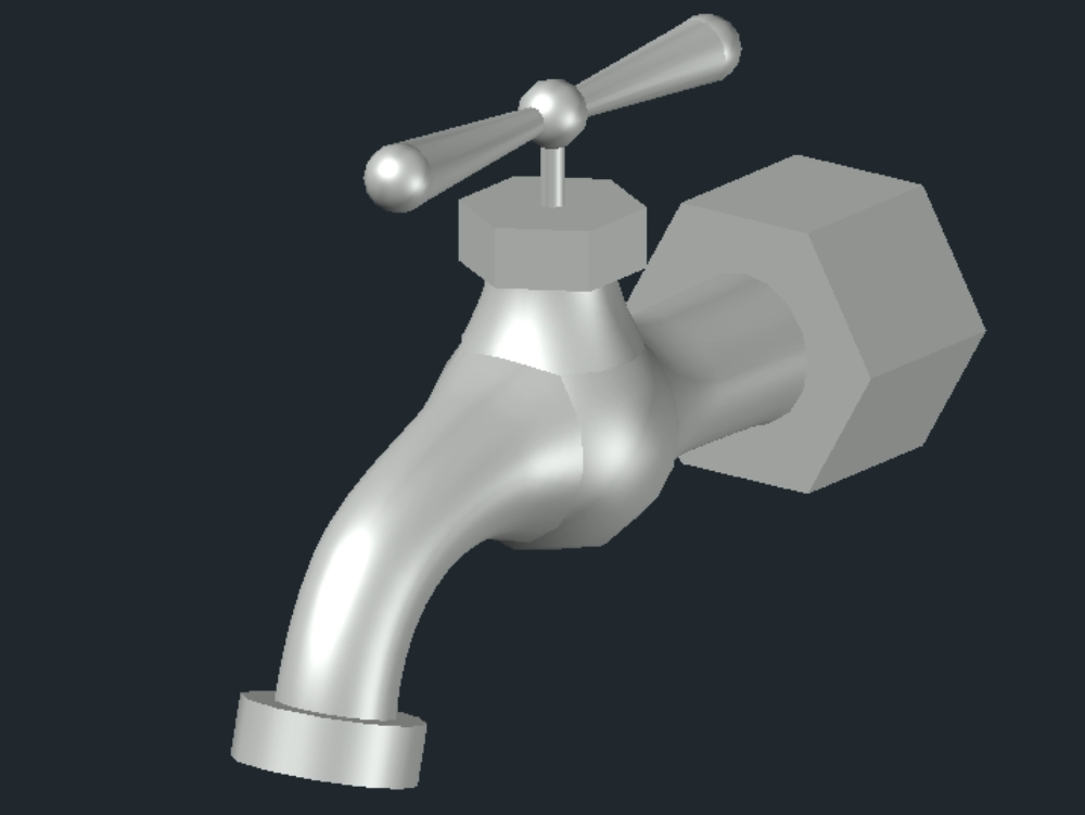 3d water faucet