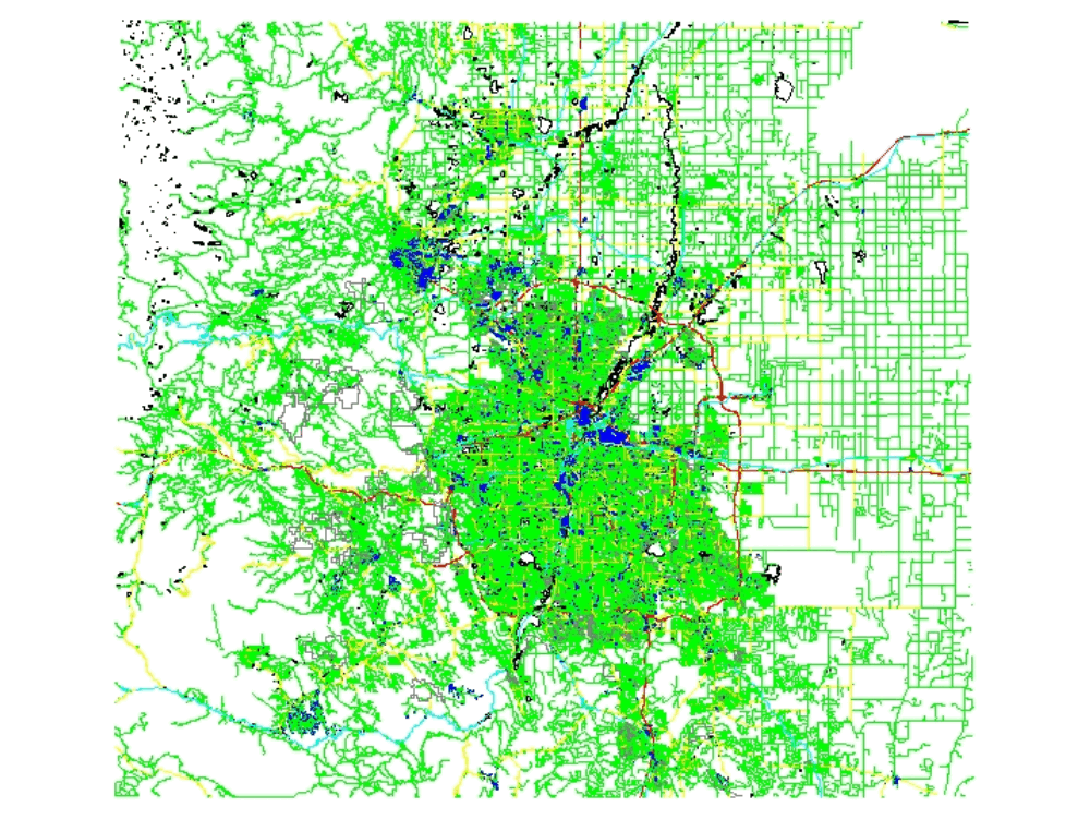 City Map Denver.