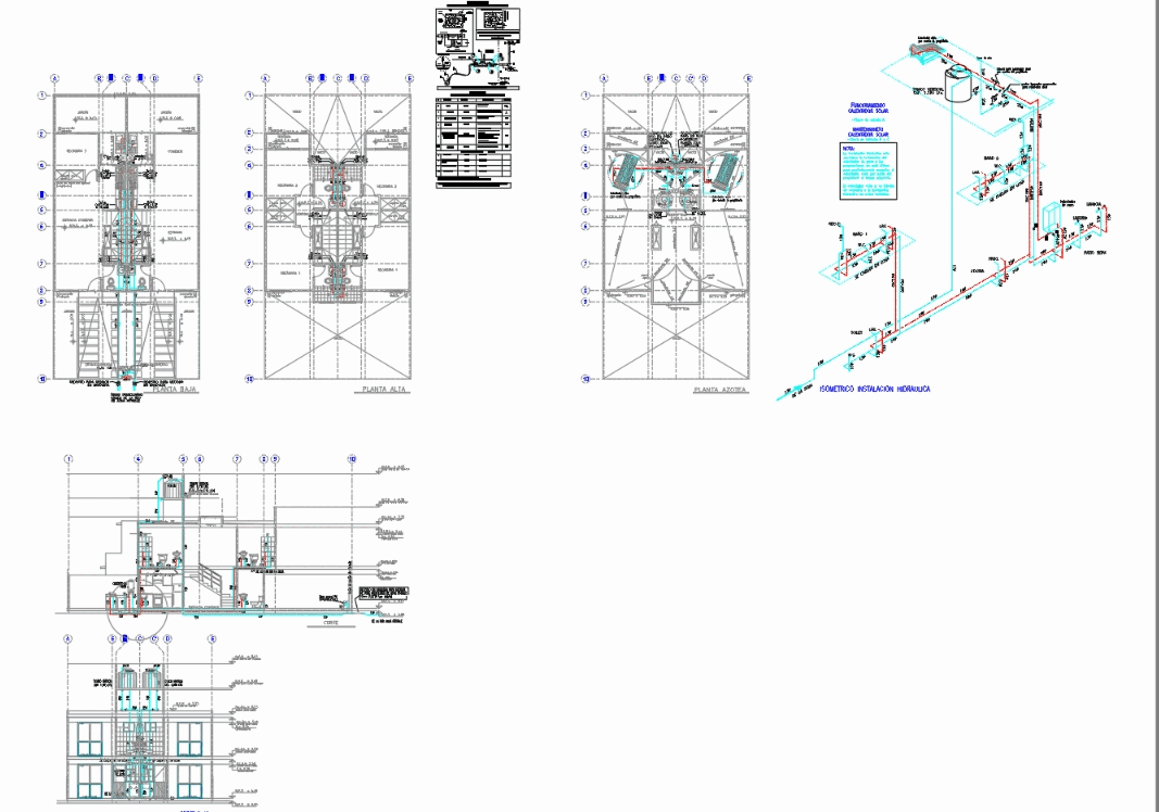 Instalacion Hidraulica En Autocad Descargar Cad 66909 Kb Bibliocad 2415