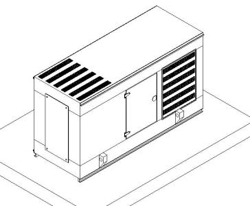 Generador de Emergecia; 1000 kW - 3D