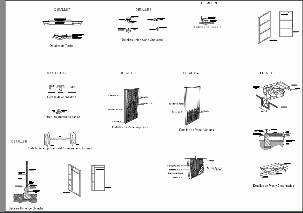 Detalles De Quincha 2d3d En Autocad Descargar Cad 57407 Kb Bibliocad 8642