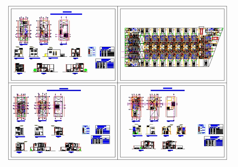 Complexe de logements unifamiliaux