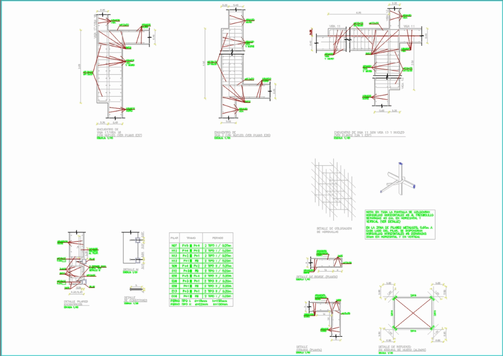 Detalle Del Armado De Vigas En Autocad Cad Kb Bibliocad My Xxx Hot Girl 0646