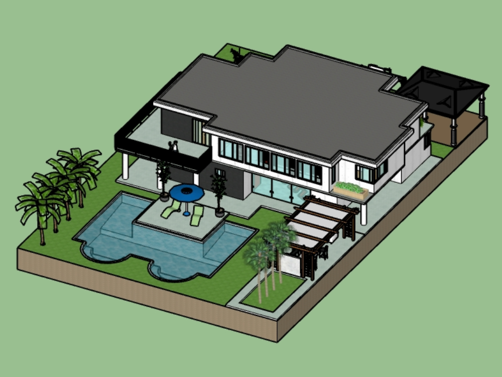 3D house