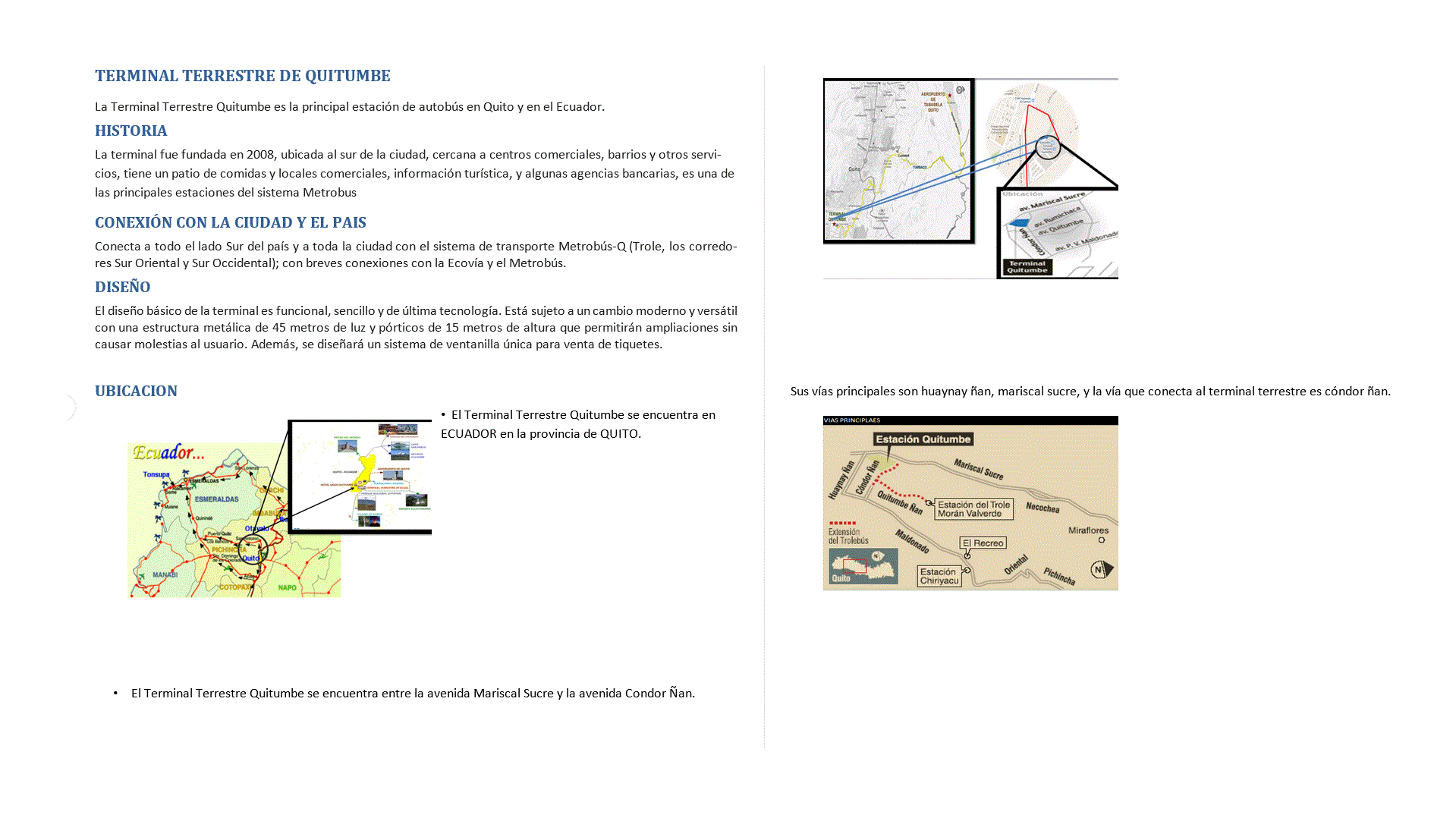 Functional analysis of a bus terminal