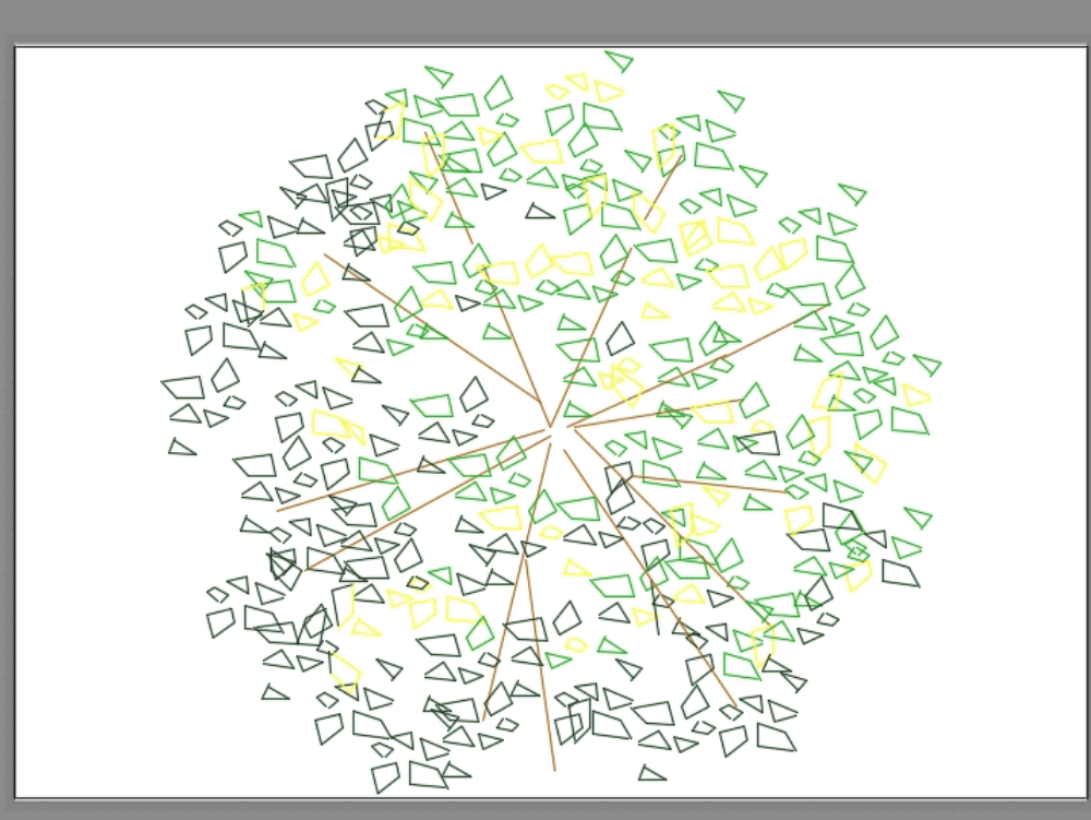 Tree in top view in AutoCAD | Download CAD free (93.3 KB) | Bibliocad