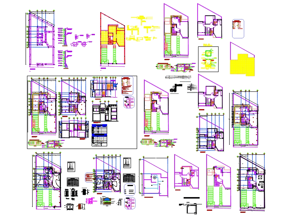 Casa Habitaci N Niveles En Autocad Descargar Cad Gratis Mb Bibliocad