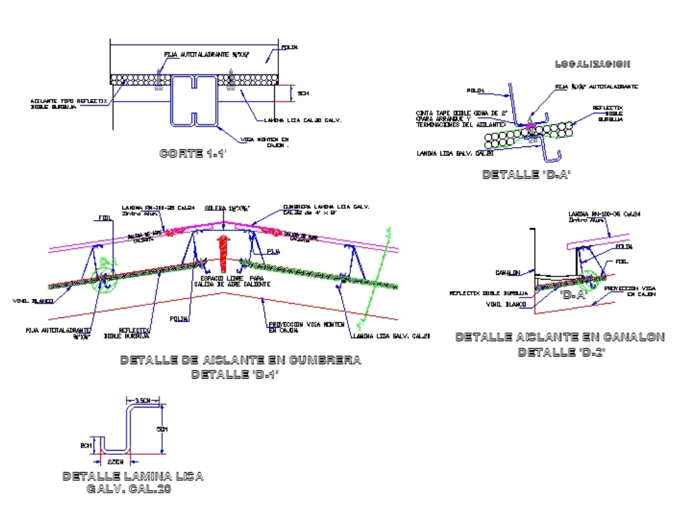 Detail Roofing insulation in Metalica