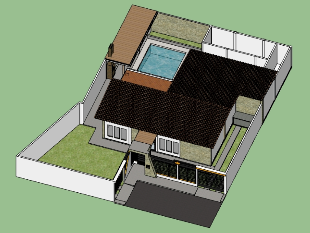 Detached house 3D