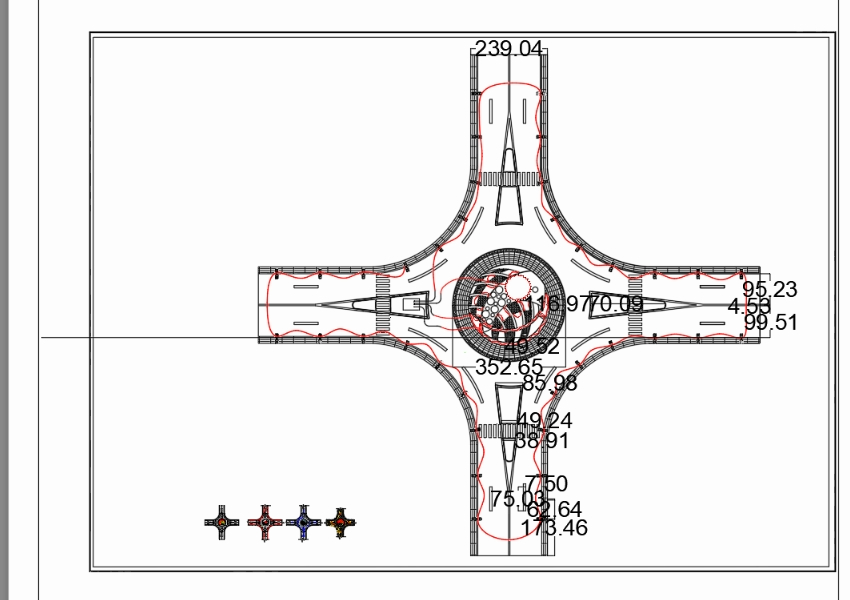 Rond-points 2D