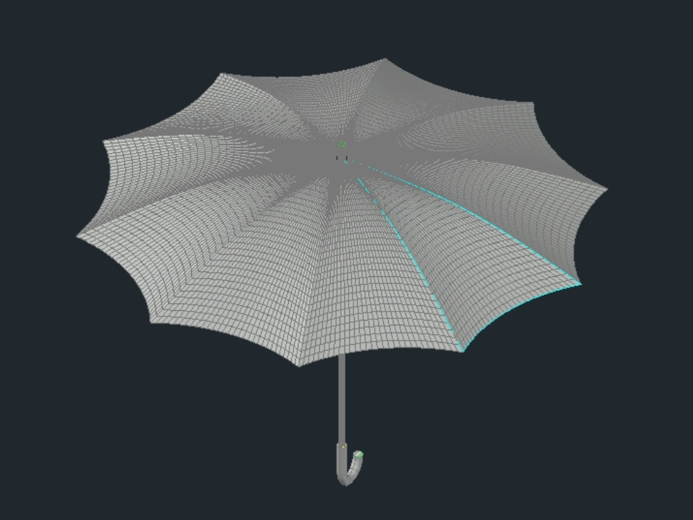 3D-Regenschirm