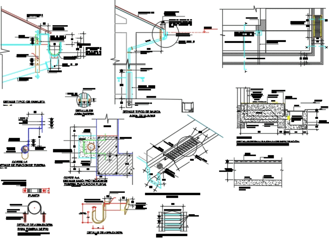 Planos De Rejilla Desague Pluvial En Dwg Autocad Instalaciones Varias Porn Sex Picture