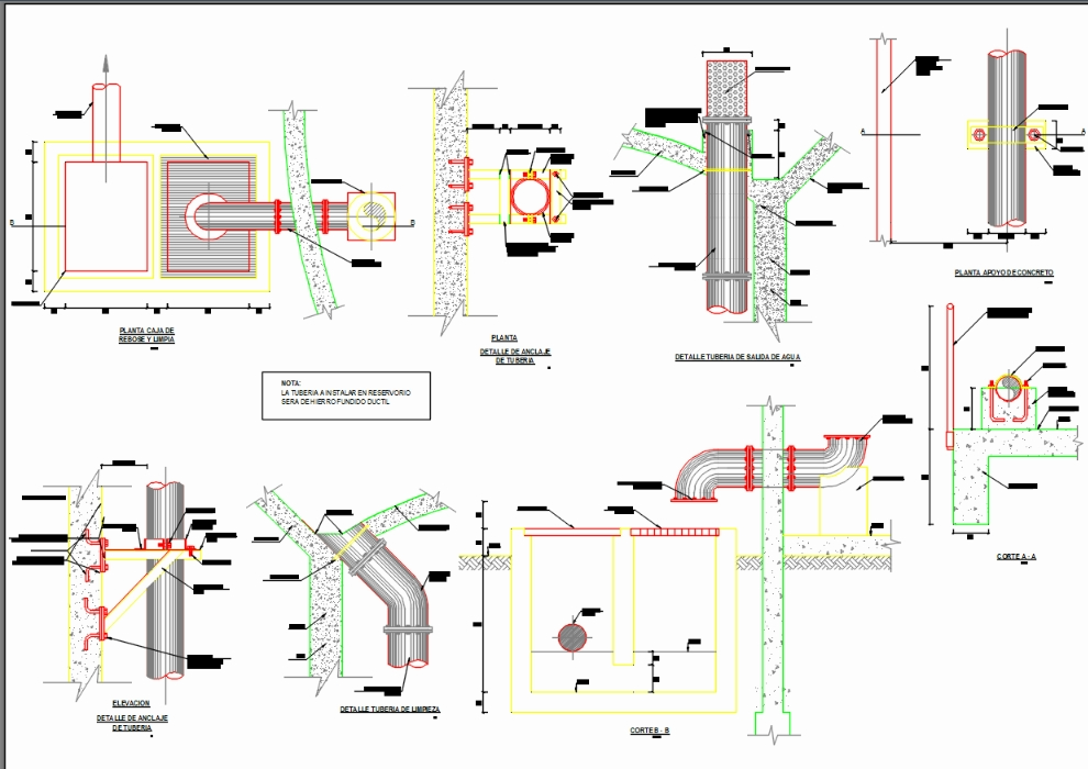 Hydraulic reservoir details