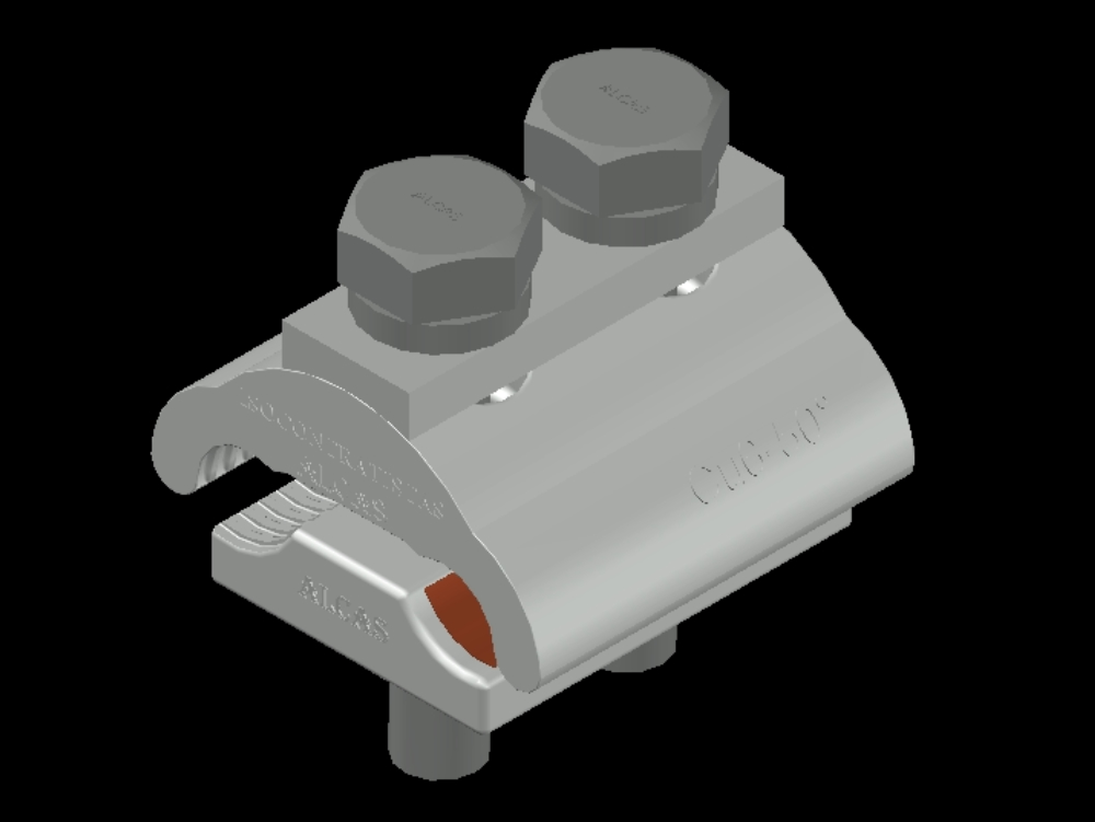 3d double track connector