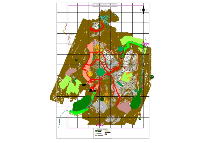 Plano de la ciudad de Huamanga actualizado