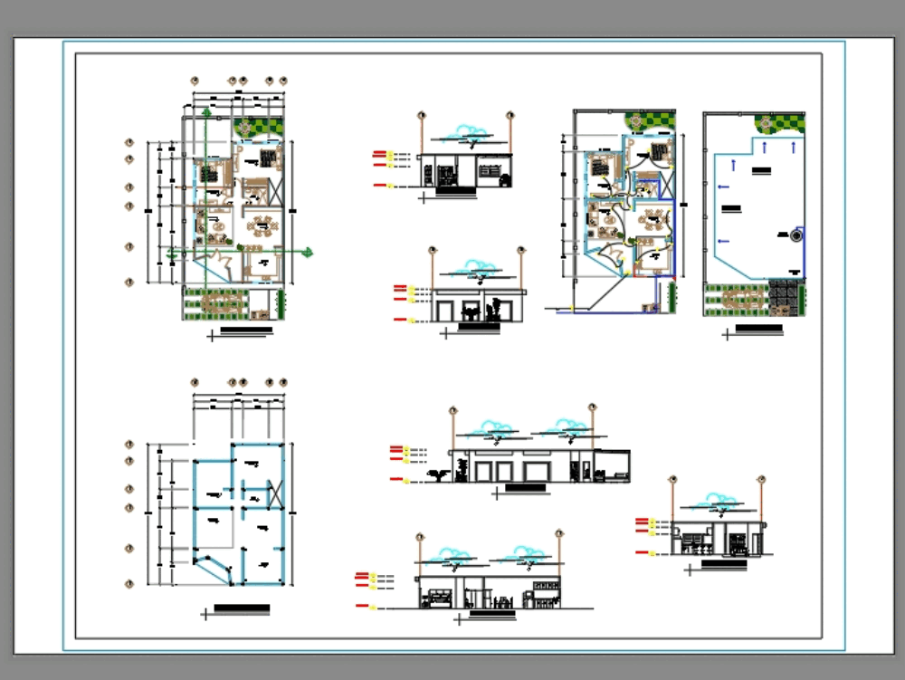 Room 1 level house in AutoCAD | Download CAD free ( MB) | Bibliocad