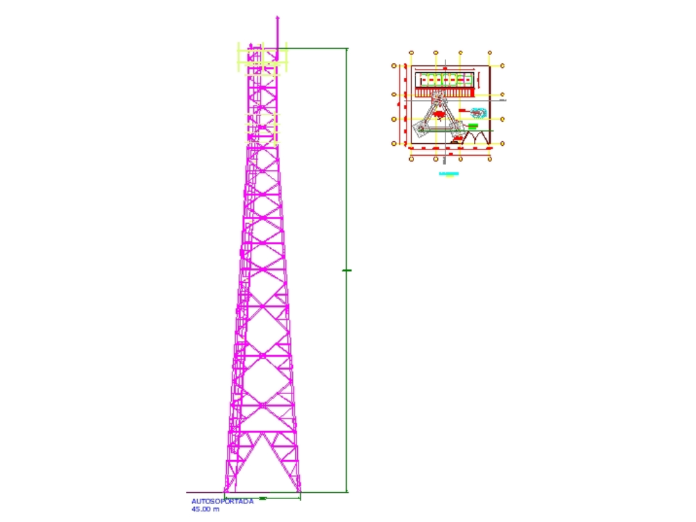 Torre de telecomunicações.