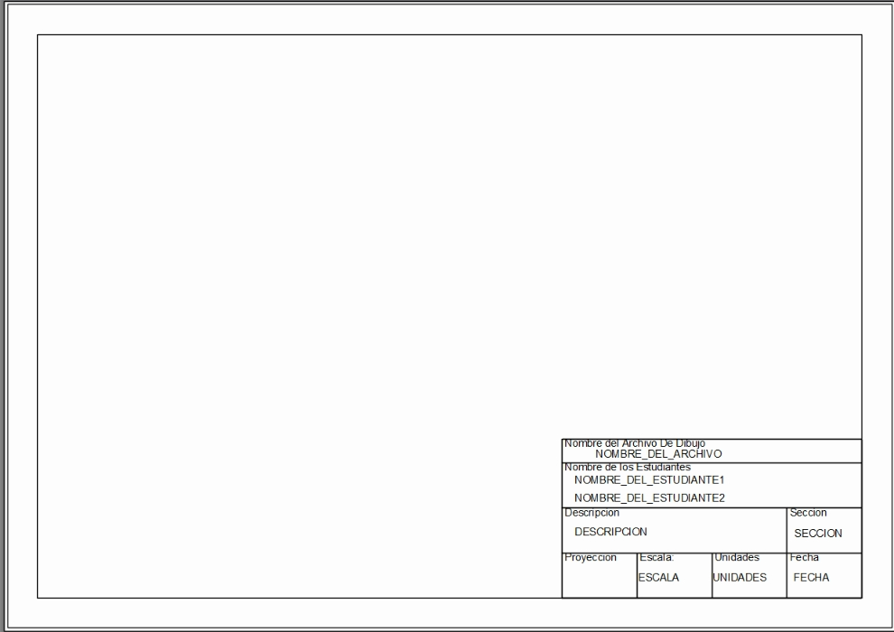 Format de feuille a1 dans AutoCAD, Téléchargement CAD gratuit (323.01 KB)