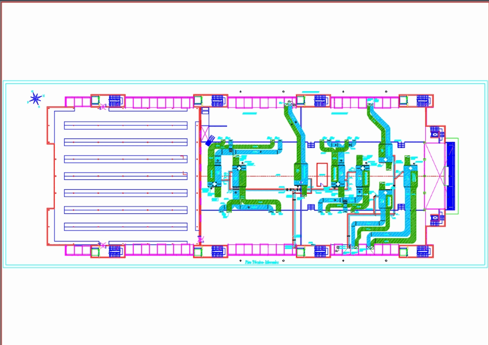 hvac system autocad dwg block cad bibliocad library kb