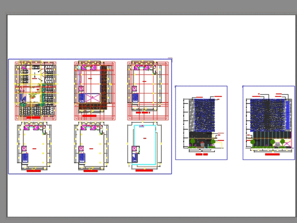 Immeuble De Bureaux Dans Autocad Téléchargement Cad Gratuit 83712 Kb Bibliocad 0232