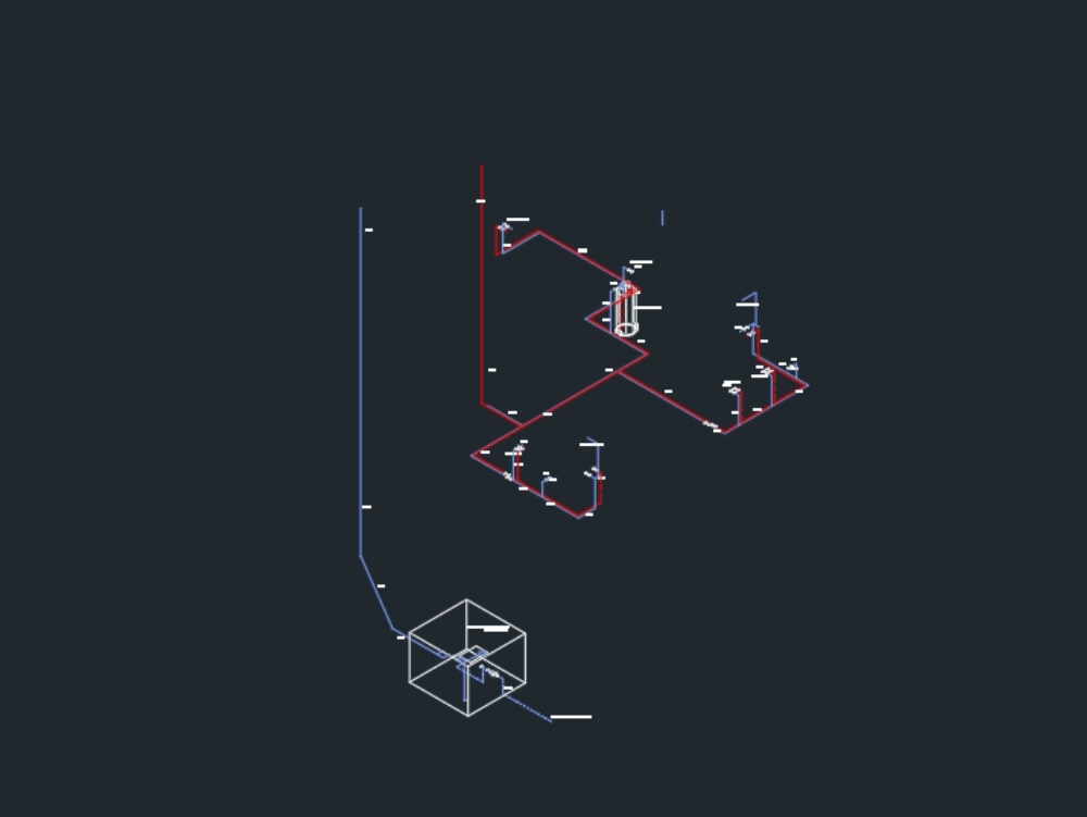 Isometrico Instalacion Hidraulica En Autocad Cad 19475 Kb Bibliocad 6142