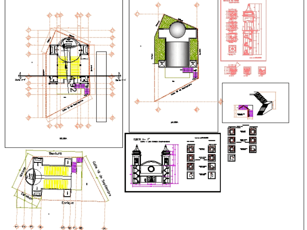 Diseño iglesia en AutoCAD | Descargar CAD gratis ( KB) | Bibliocad