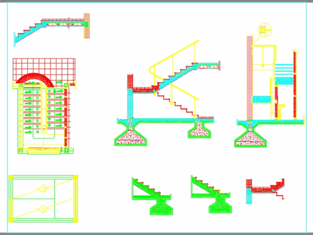 Ladders in AutoCAD CAD download (348.72 KB) Bibliocad
