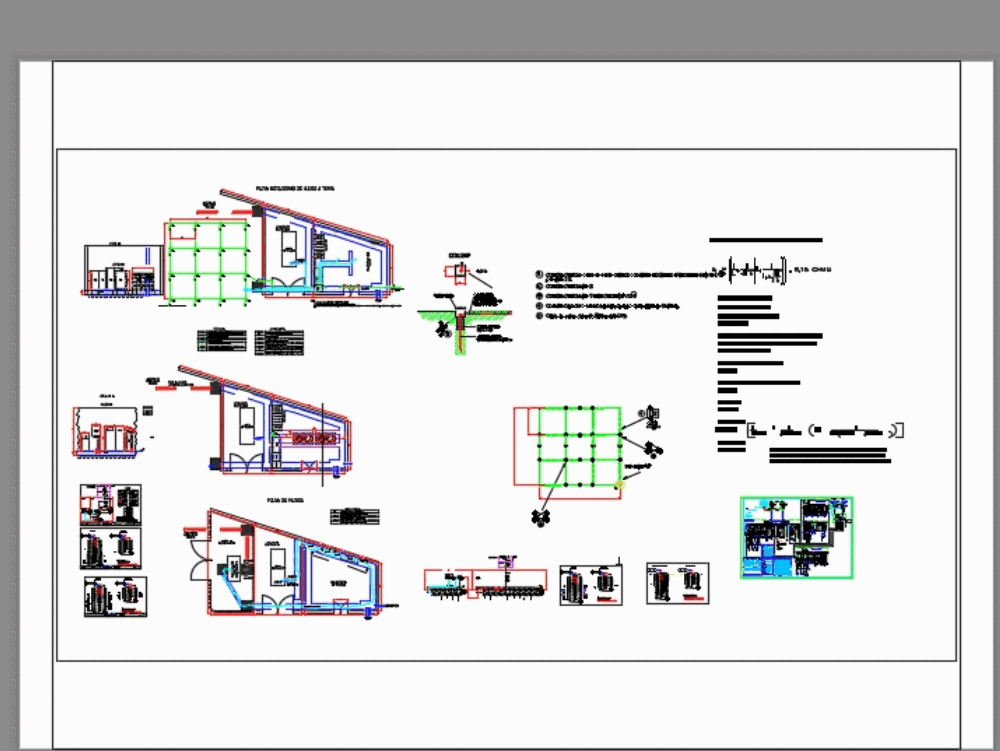 Design of the electrical room of a hospital
