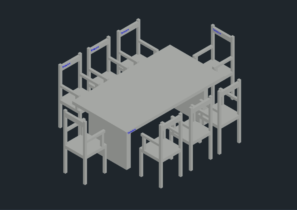 sala de jantar 3D