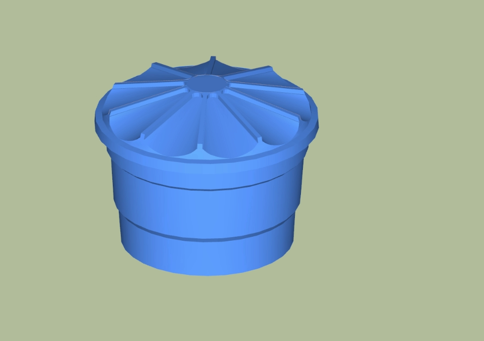 Réservoir d'eau 3D