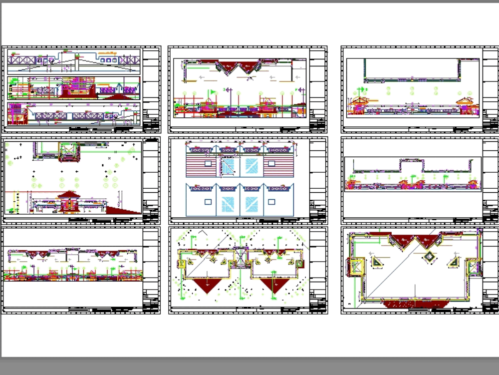 Elevación casa de playa en AutoCAD | Descargar CAD (3.12 MB) | Bibliocad
