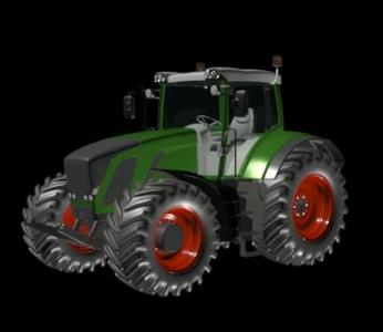 3d tractor field