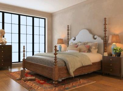 Bedroom scene - interior textures