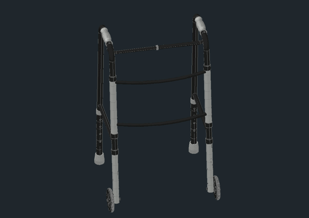 3d walker in AutoCAD CAD download (444.54 KB) Bibliocad