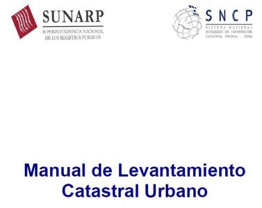 Urban Cadastre Manual