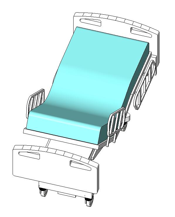 3d clinical bed