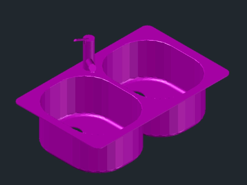 3D-Waschbecken