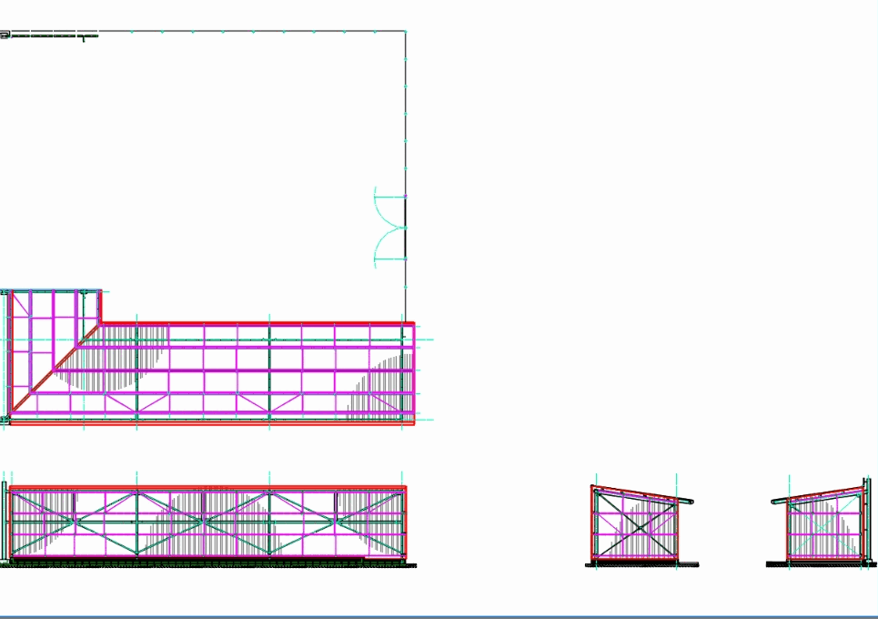 OPEN STORE STEEL STRUCTURE STRENGTHENED