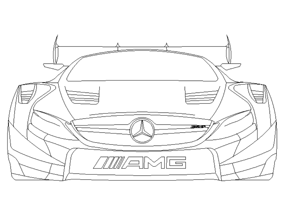 Automóvil Mercedes C63 AMG DTM