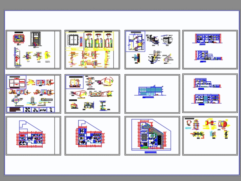 Immeuble De Bureaux Dans Autocad Téléchargement Cad 768 Mb Bibliocad 8897